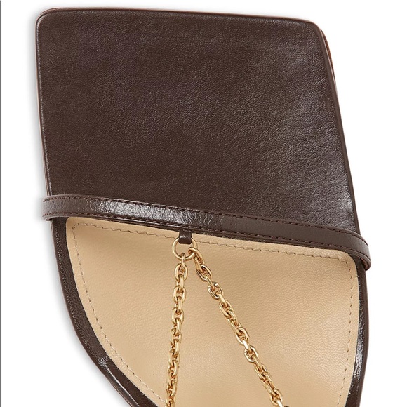 Bottega Veneta
Women's Brown Square Toe Chain Strap High Heel Sandals size 38 - Picture 4 of 5